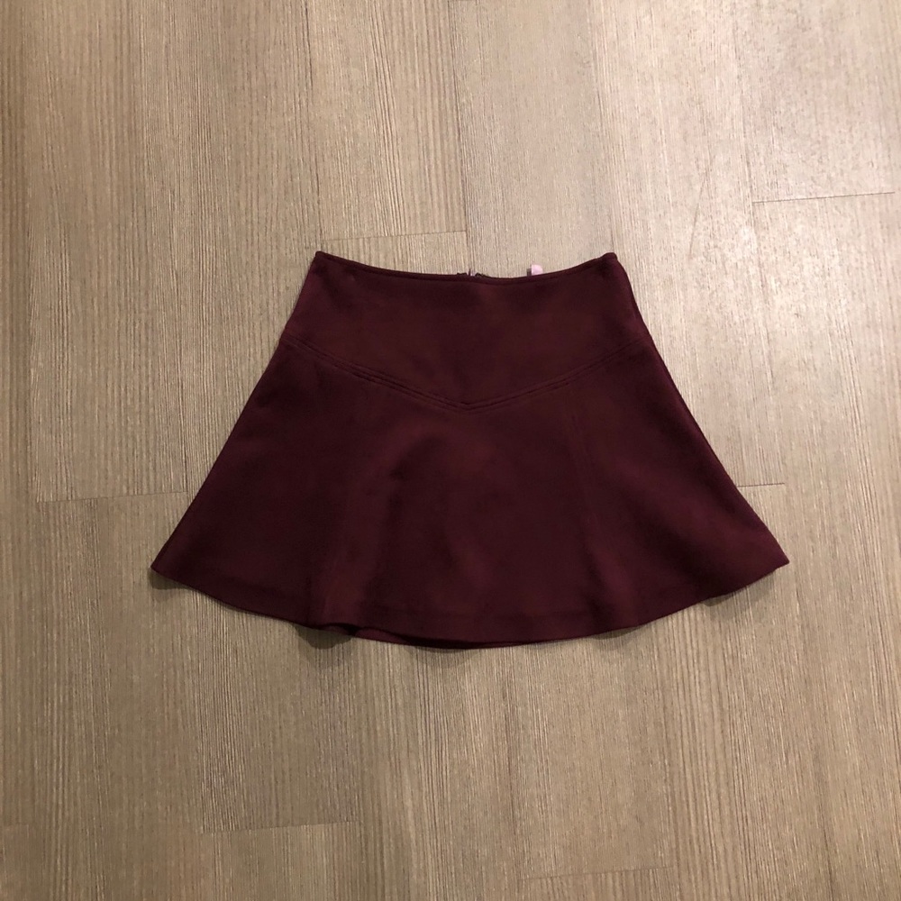 Jack Faux Suede Mini Skirt Size 0 WORN ONCE